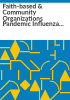 Faith-based___community_organizations_pandemic_influenza_preparedness_checklist