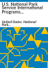 U_S__National_Park_Service_international_programs_quarterly_bulletin